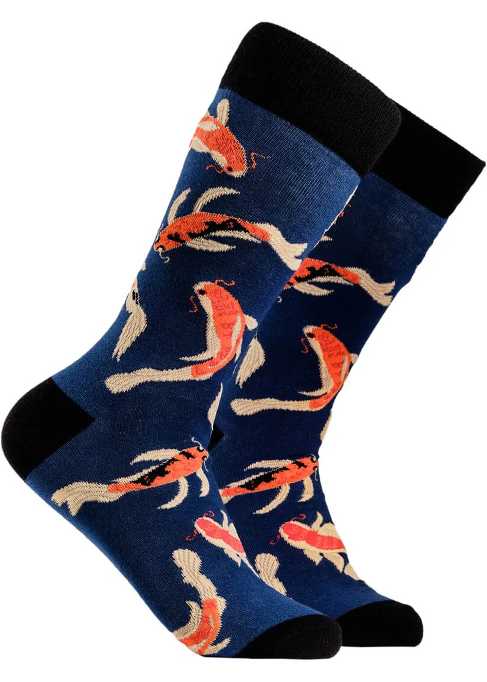 Soctopus Koi Carp Socks Blue