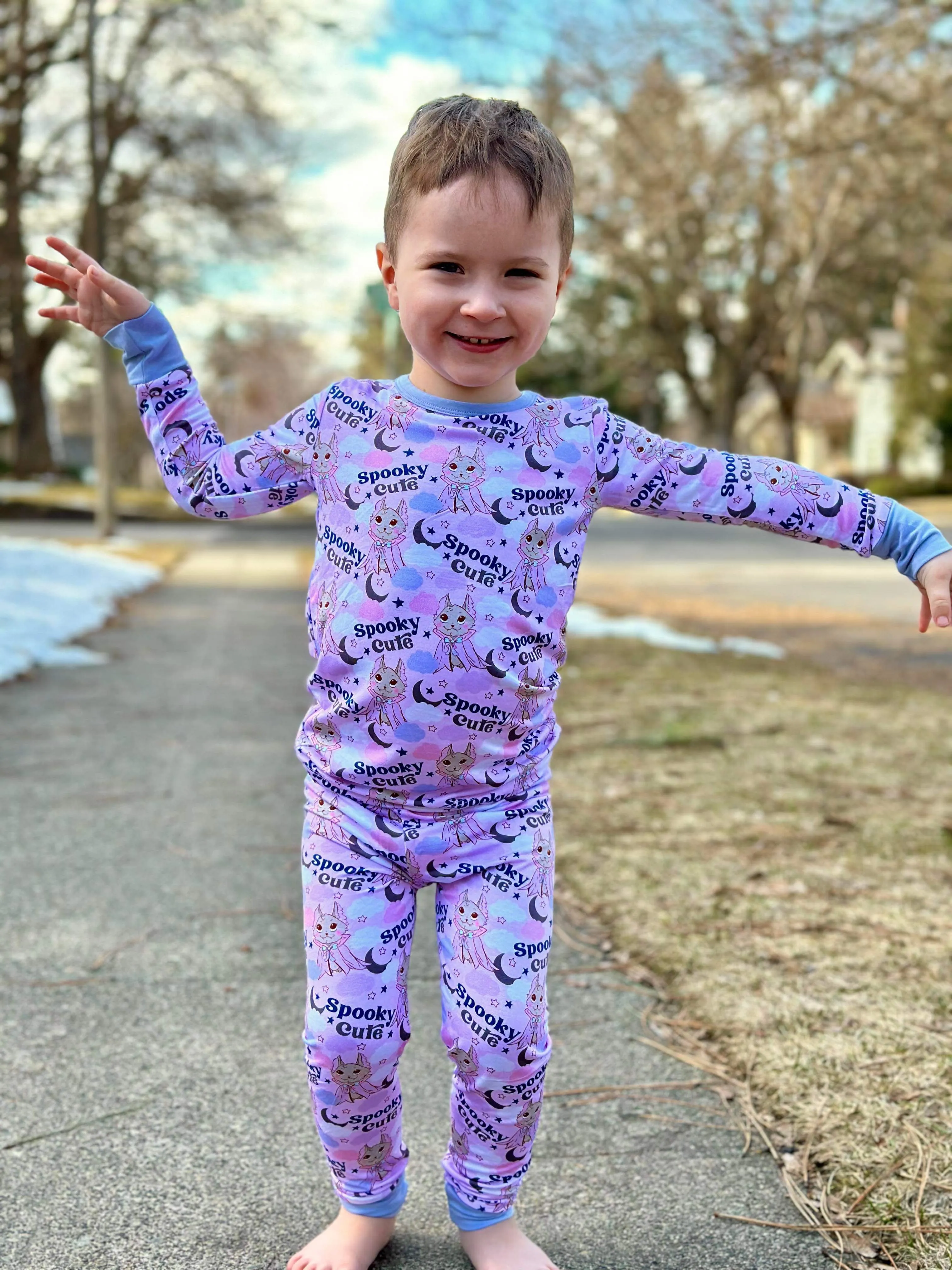 Spooky Cute Two-Piece Pajama Set