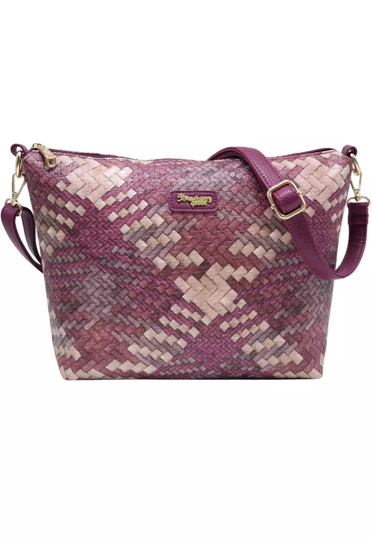 STRAWBERRY QUEEN Strawberry Queen Flamingo Sling Bag (Rattan AG, Magenta)