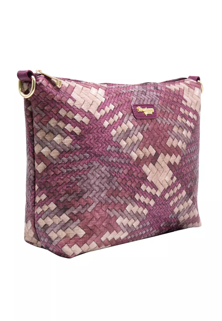 STRAWBERRY QUEEN Strawberry Queen Flamingo Sling Bag (Rattan AG, Magenta)