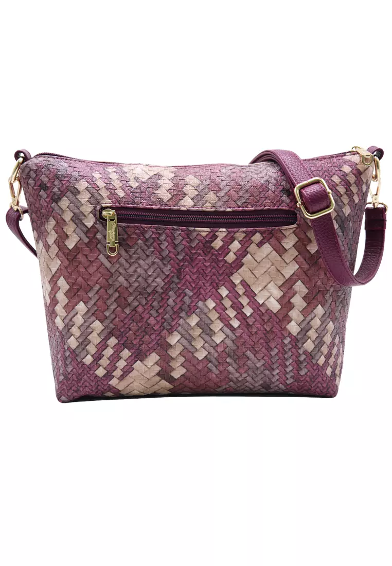 STRAWBERRY QUEEN Strawberry Queen Flamingo Sling Bag (Rattan AG, Magenta)