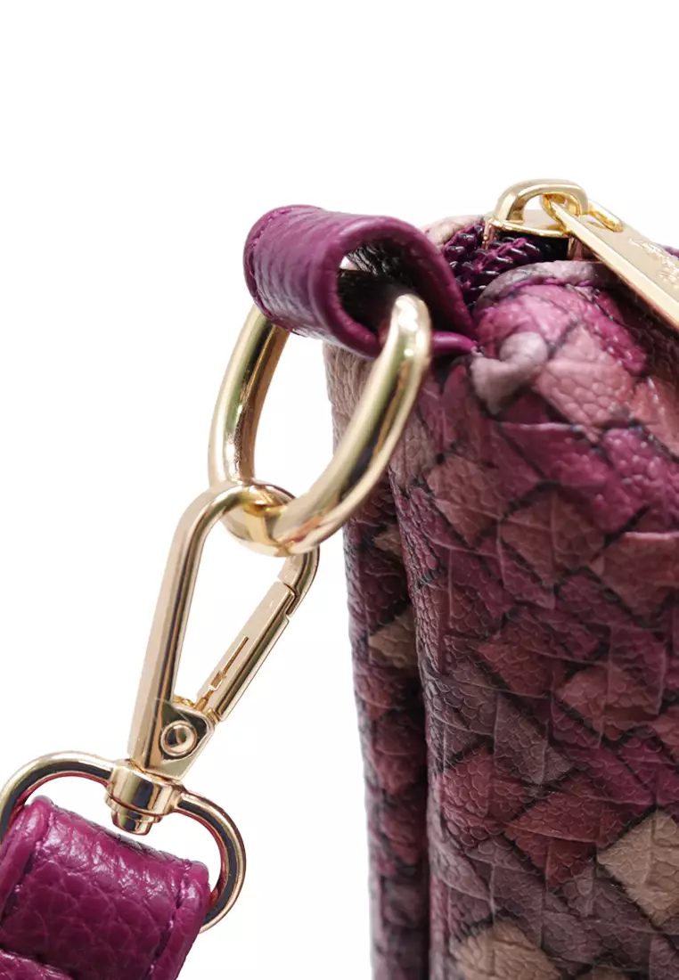 STRAWBERRY QUEEN Strawberry Queen Flamingo Sling Bag (Rattan AG, Magenta)