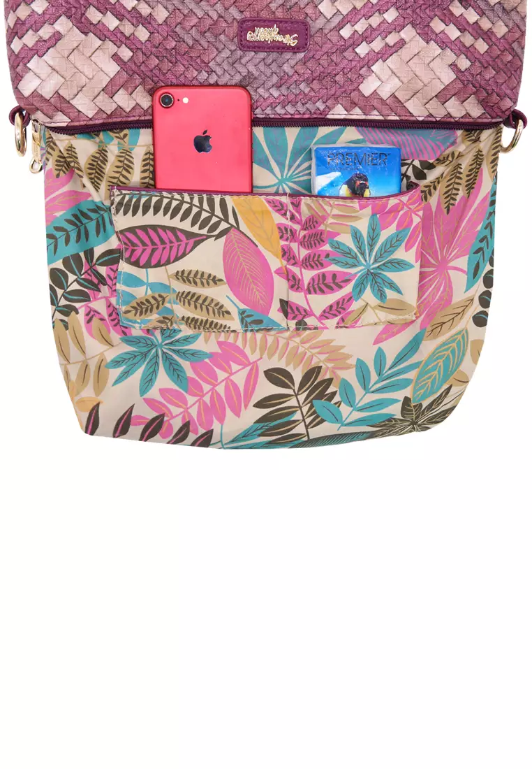 STRAWBERRY QUEEN Strawberry Queen Flamingo Sling Bag (Rattan AG, Magenta)