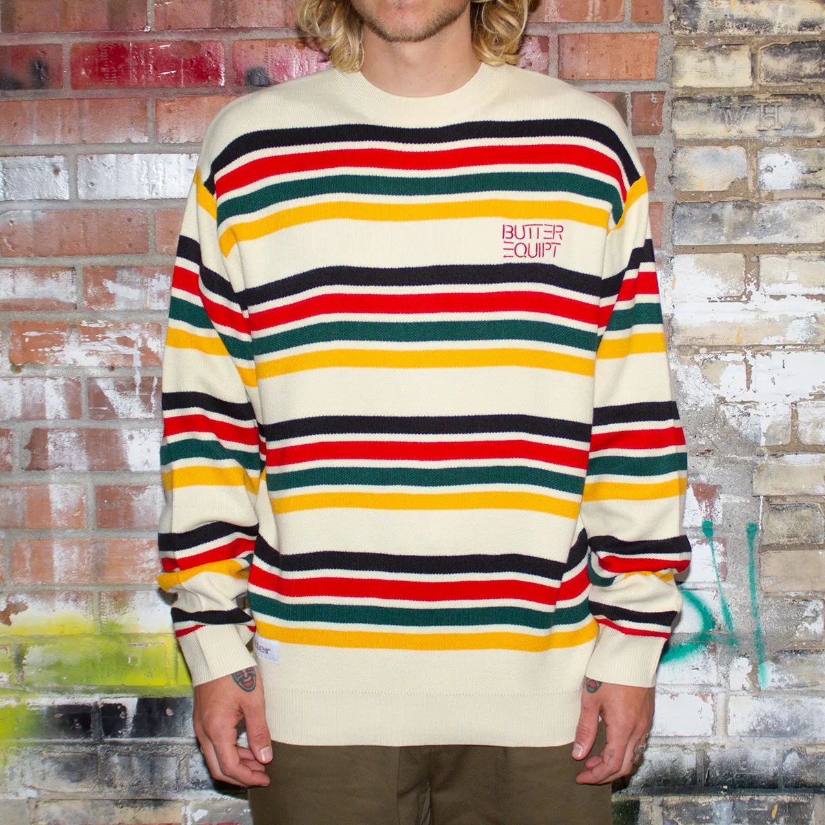 Stripe Knitted Sweater