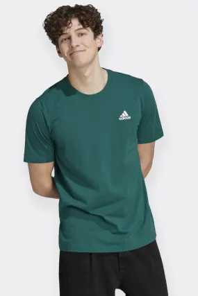 T-SHIRT A MANICA CORTA IN JERSEY VERDE