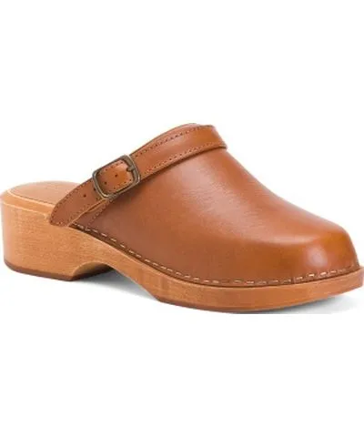 Tj Maxx Leather 70S Classic Clogs For Women