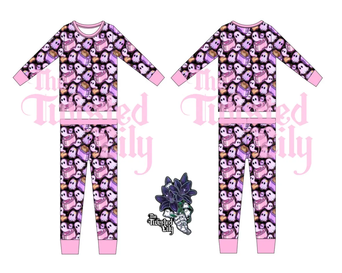 Toasty Ghosty Two-Piece Pajama Set- Preorder