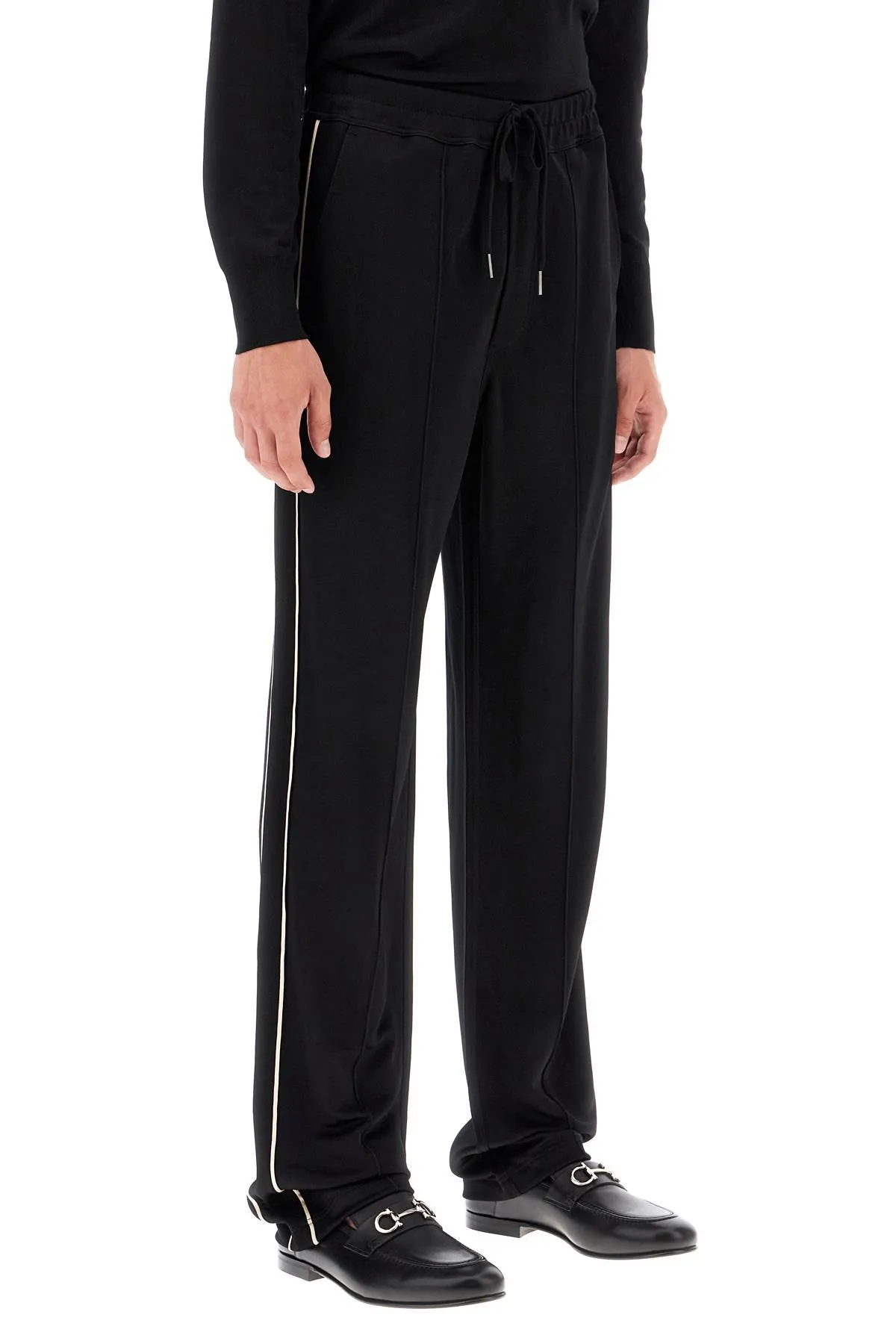 TOM FORD Viscose Joggers with Contrast Trim