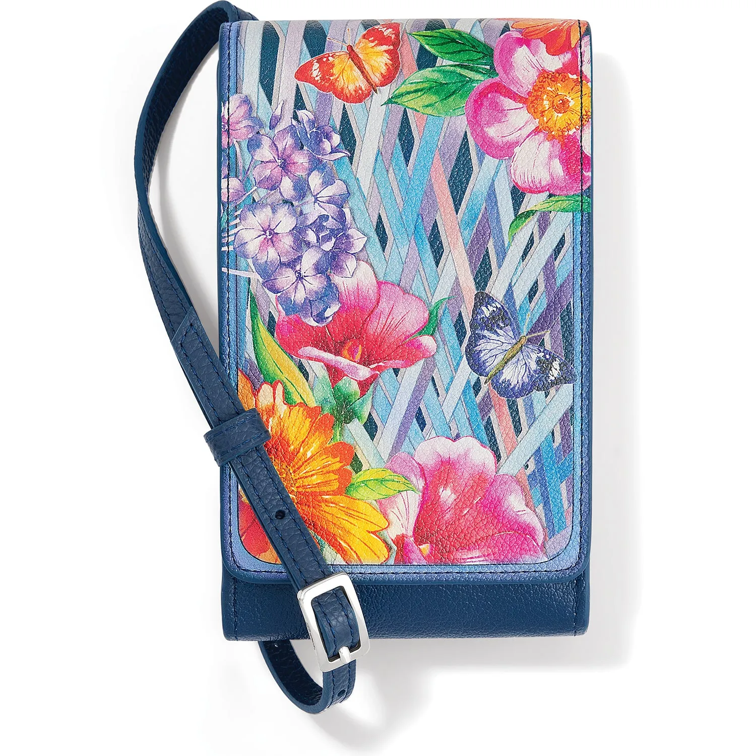 Trellis Blooms Phone Organizer