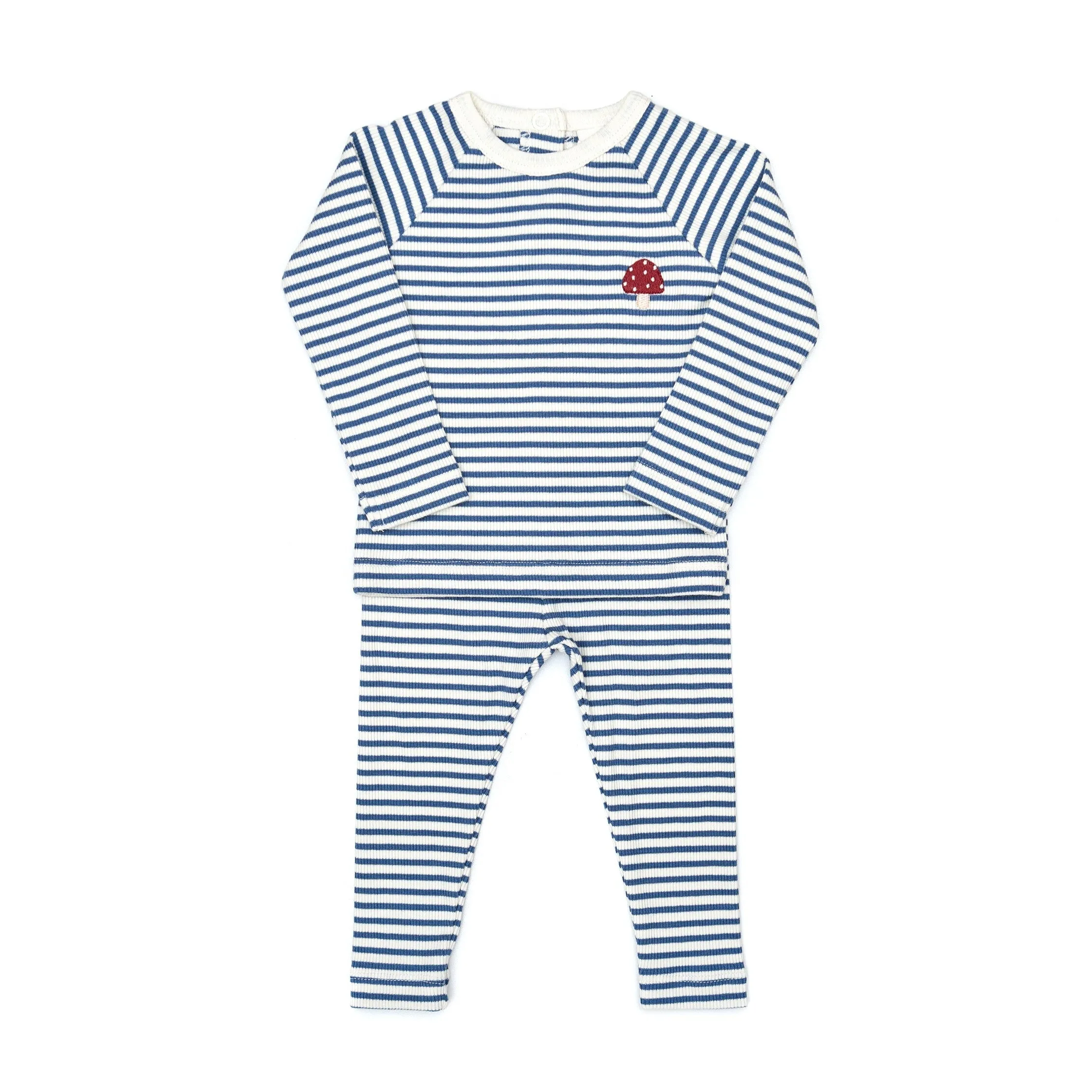 Tun Tun Adam Ribbed Striped Loungewear Set