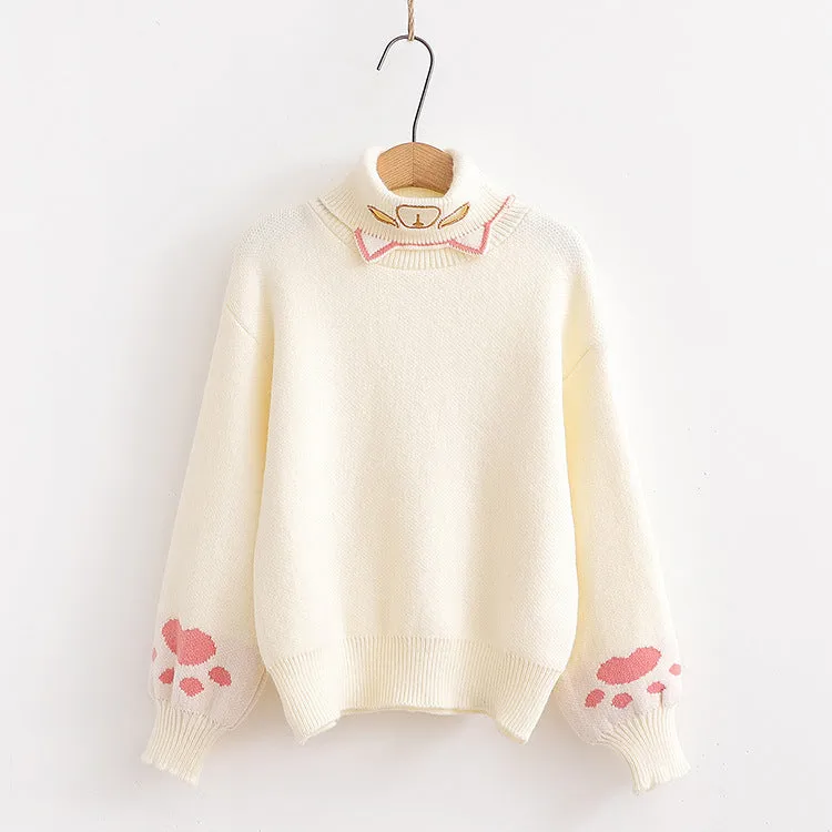 Turtleneck Knit Sweater