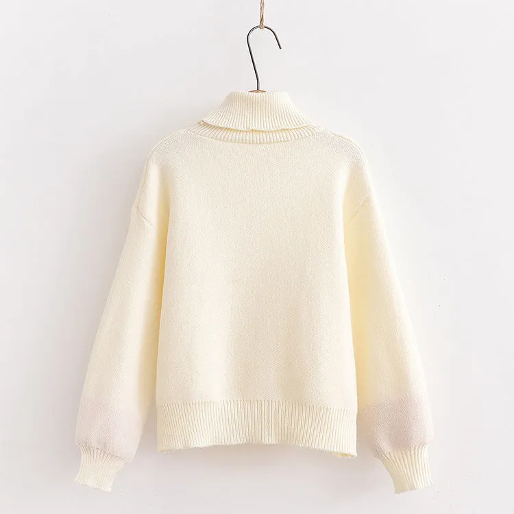 Turtleneck Knit Sweater