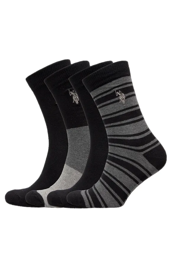 U.S. POLO ASSN. 4-Pack Socks Multi