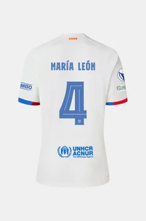 UWCL FC Barcelona away shirt 23/24 – Junior  - MARA LEN