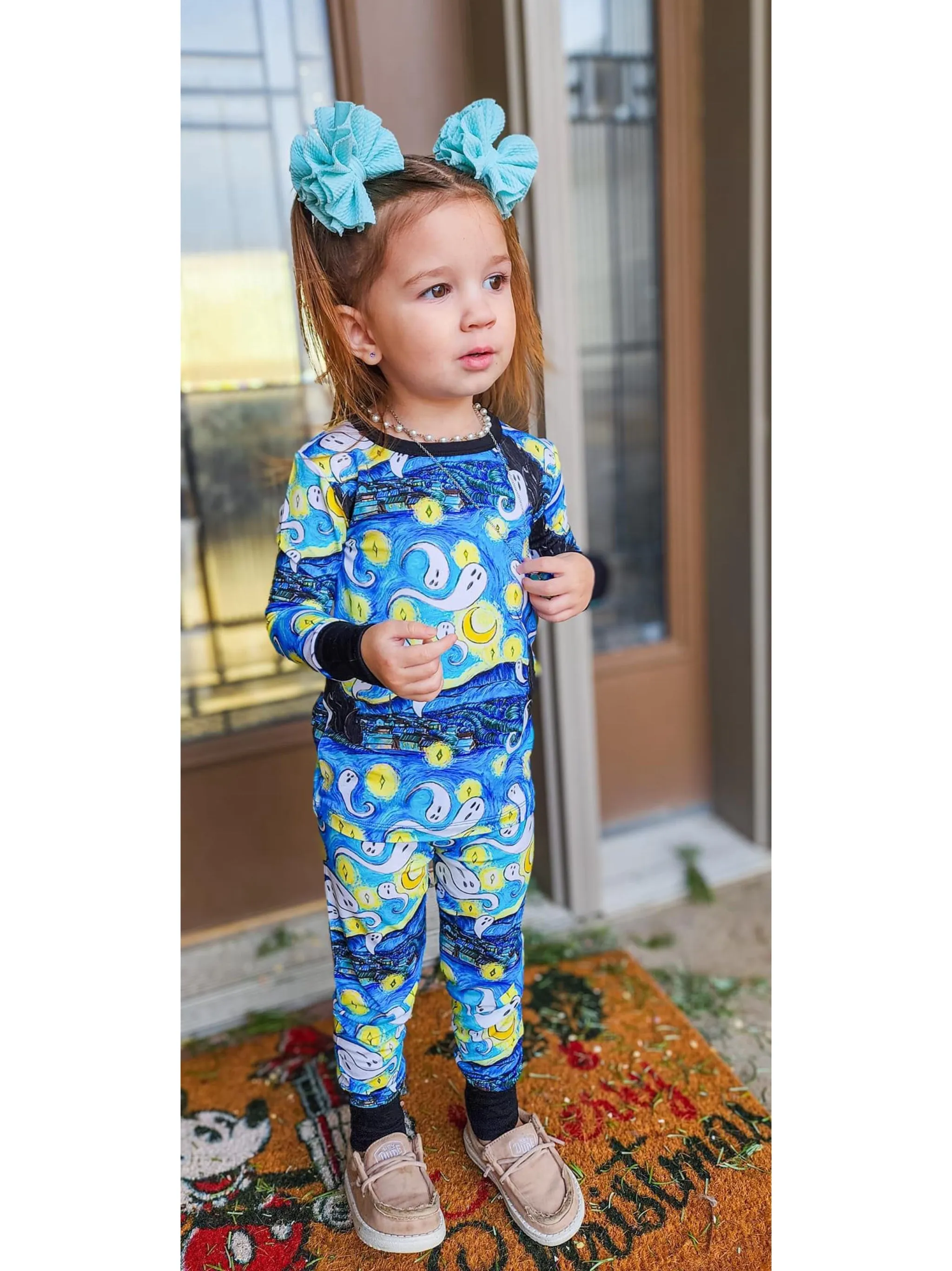 Van Ghosts Two-Piece Pajama Set