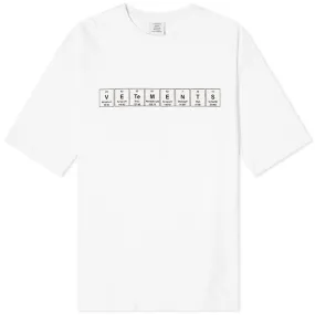 VETEMENTS Chemical Logo T-ShirtWhite