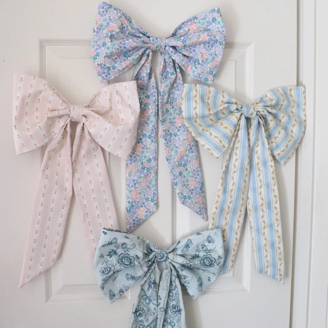 Vintage House Bow Liberty blue