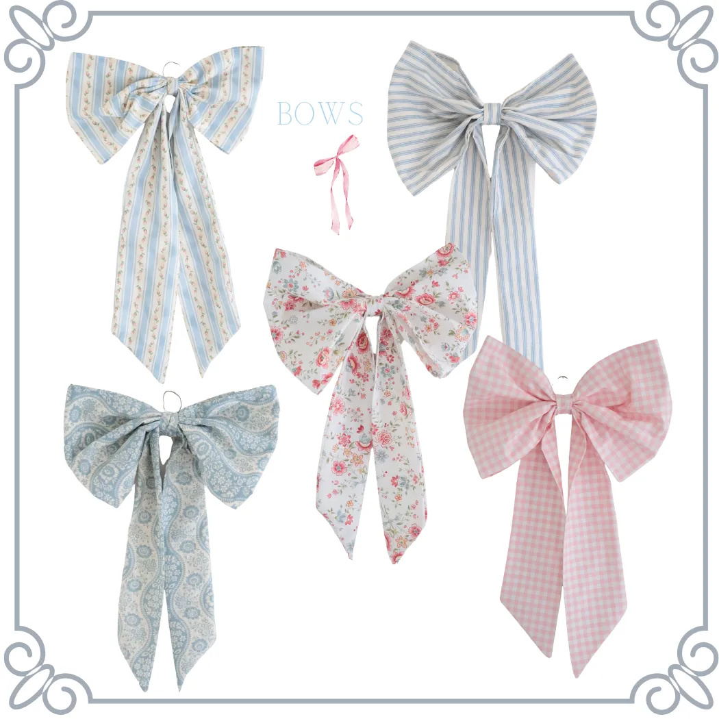 Vintage House Bow Liberty blue