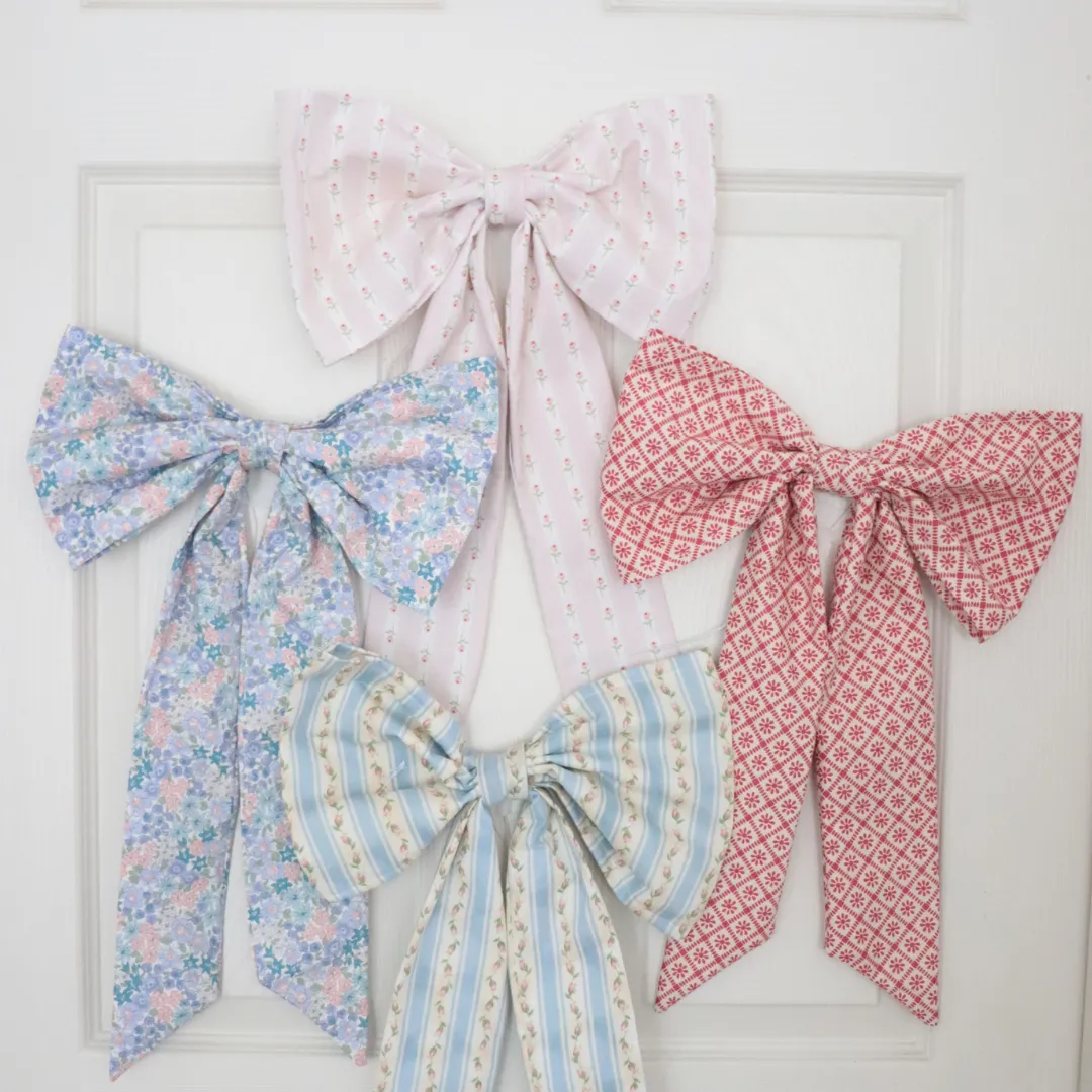 Vintage House Bow Liberty blue