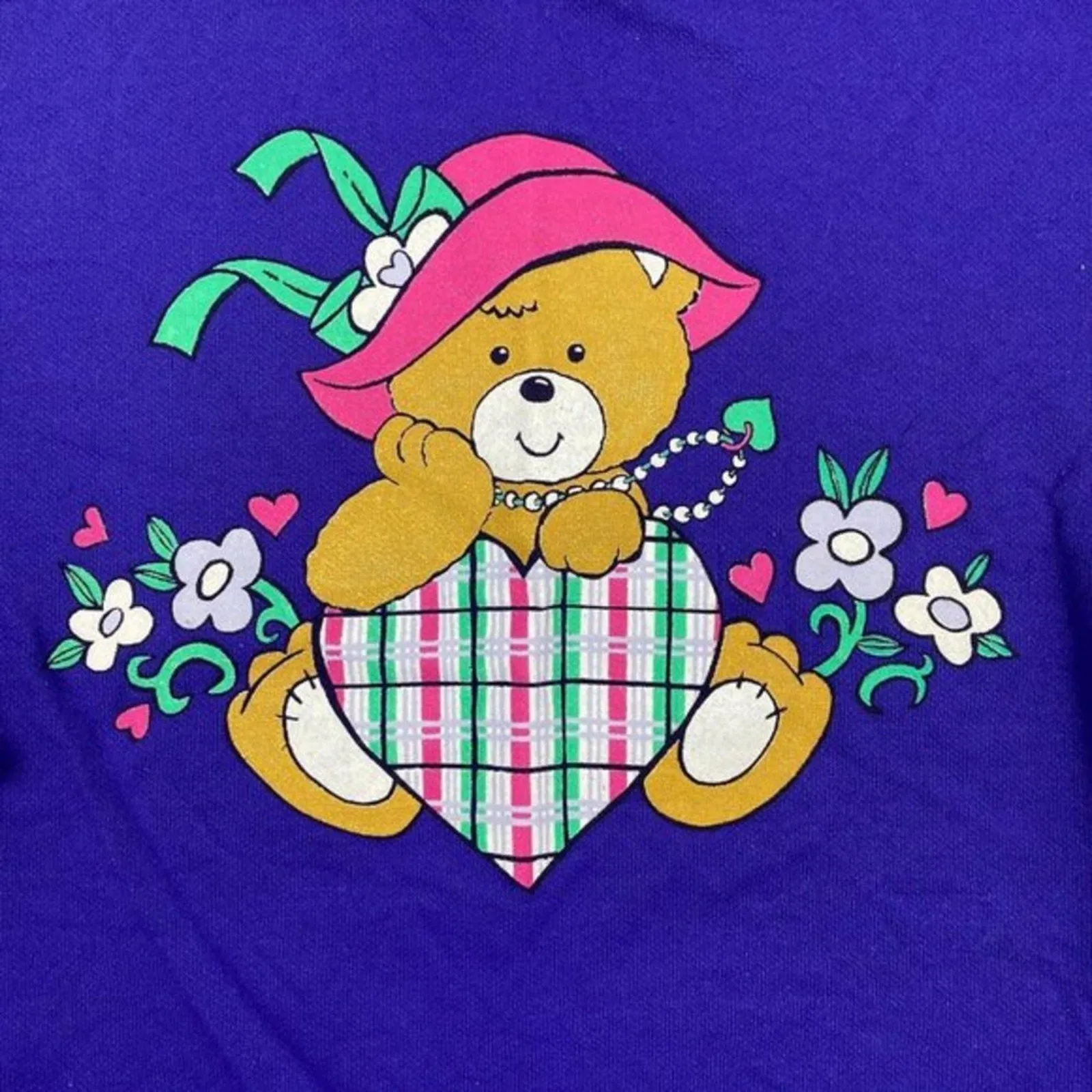 Vintage New Moves Purple Bear Sweatshirt 6