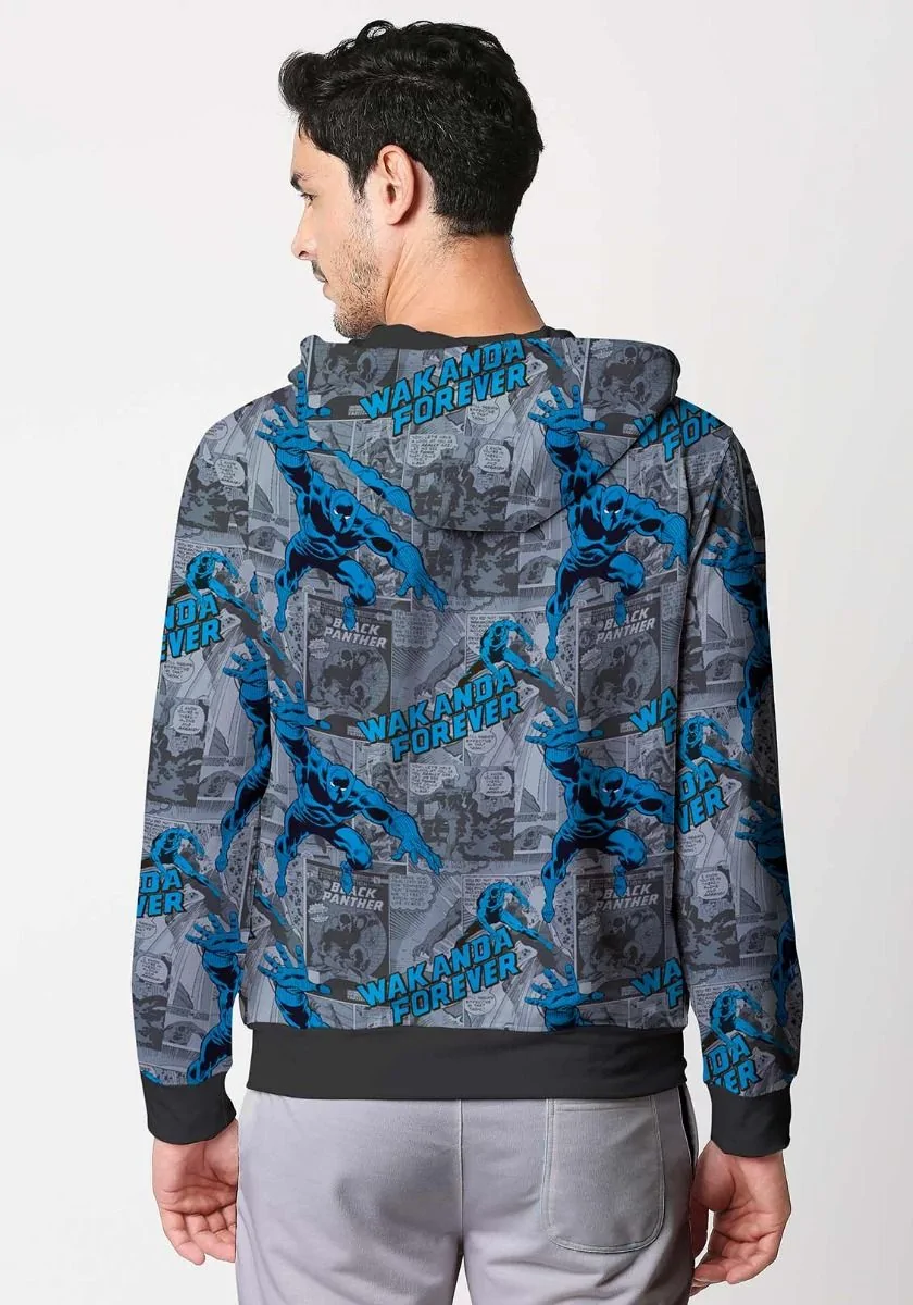 Wakanda Blues Zipper Hoodie