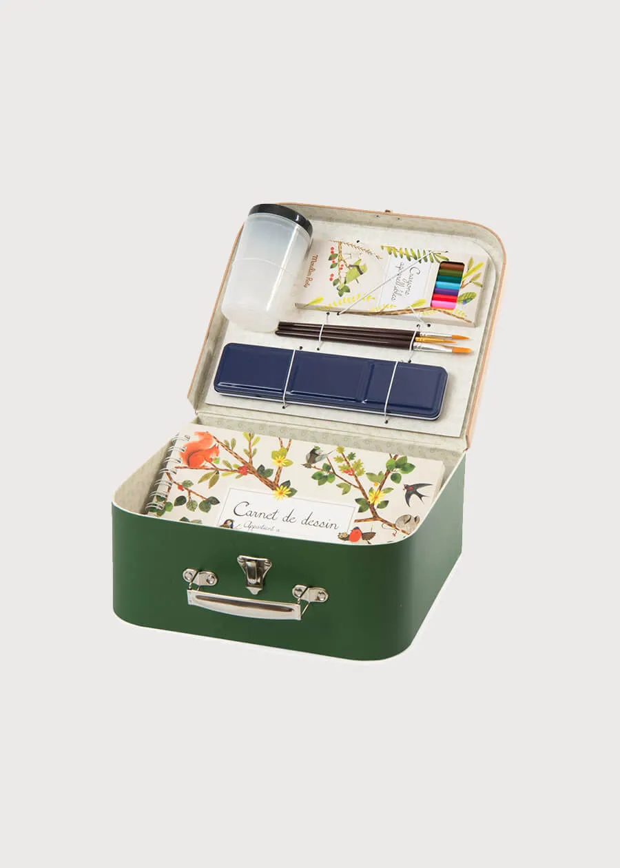 Watercolour Artists Kit In Mini Suitcase