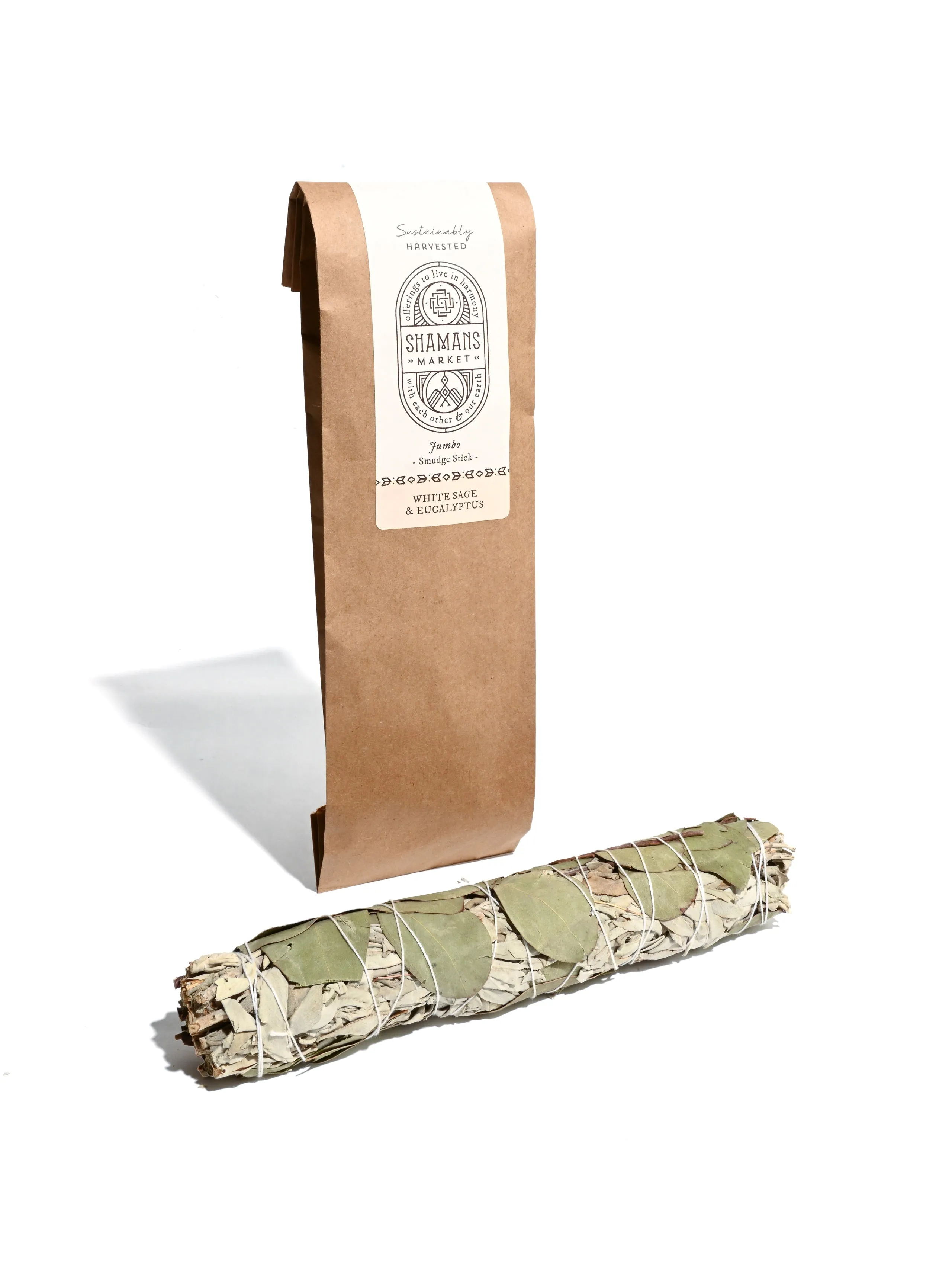 White Sage & Eucalyptus Smudge Stick