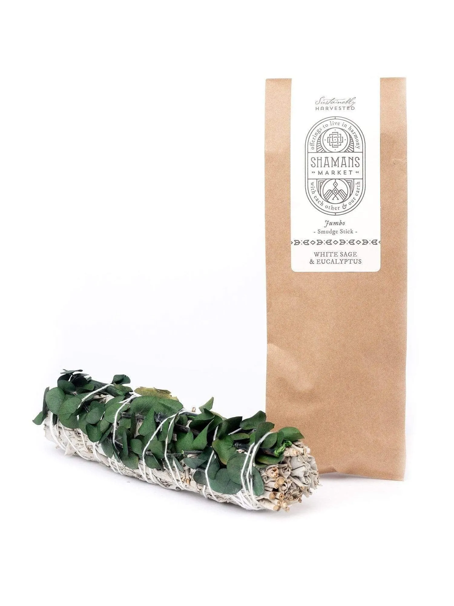 White Sage & Eucalyptus Smudge Stick