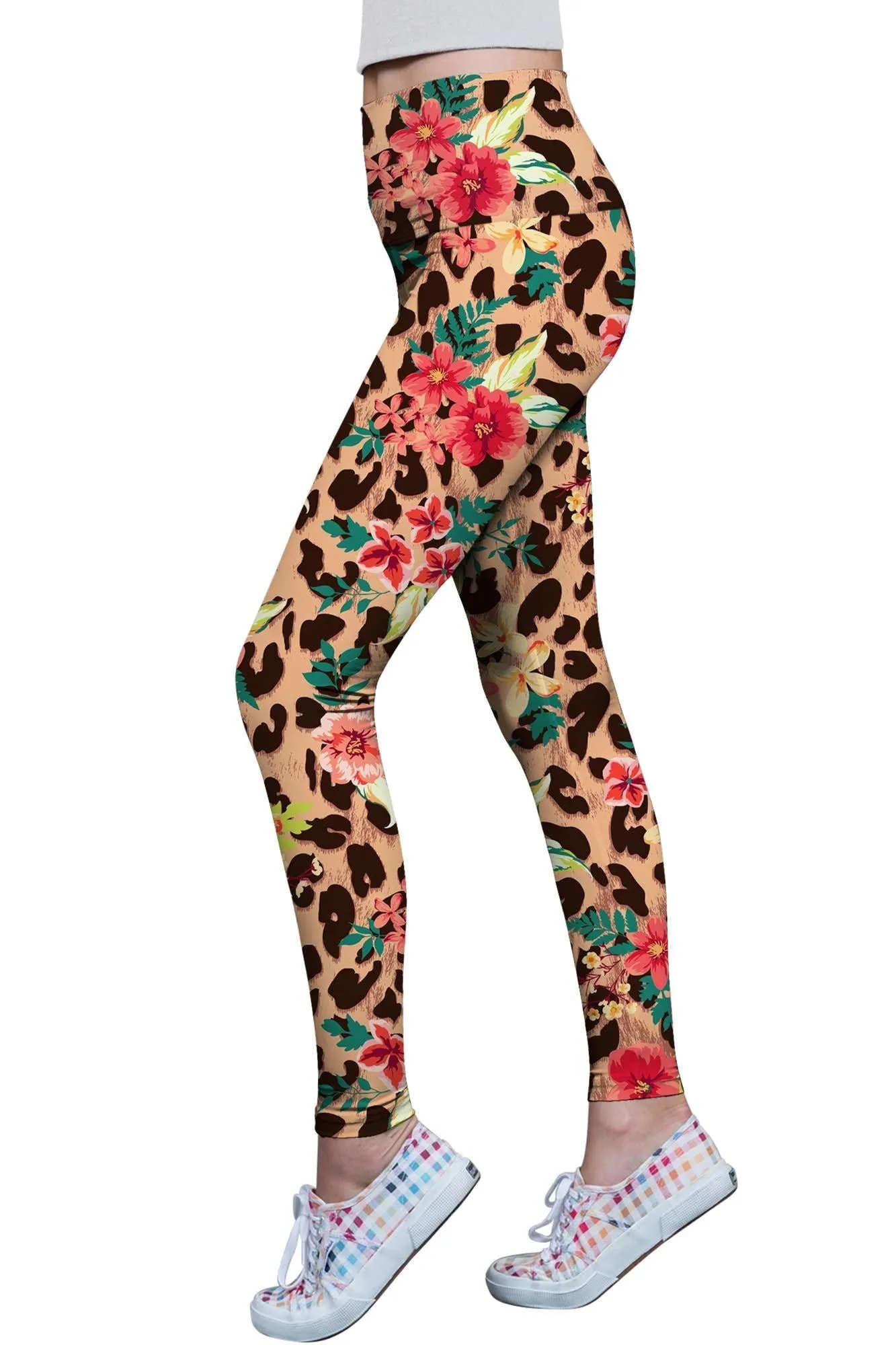 Wild & Free Lucy Leopard Print Performance Legging - Women