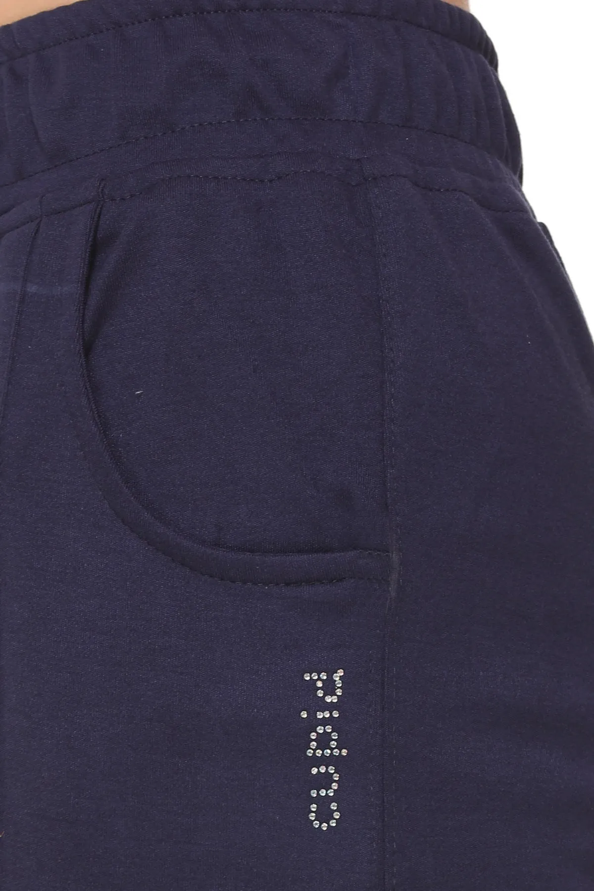 Women Capris - Cotton Capri Pants - Imperial Blue