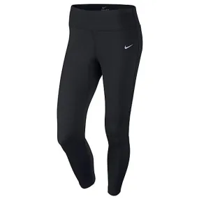 Women's Dri-Fit Essential Running Tights Capri (010 - Black)