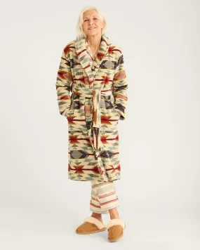 WOMEN'S WYETH TRAIL COTTON TERRY VELOUR ROBE