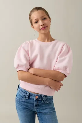 Y puff sleeve sweater